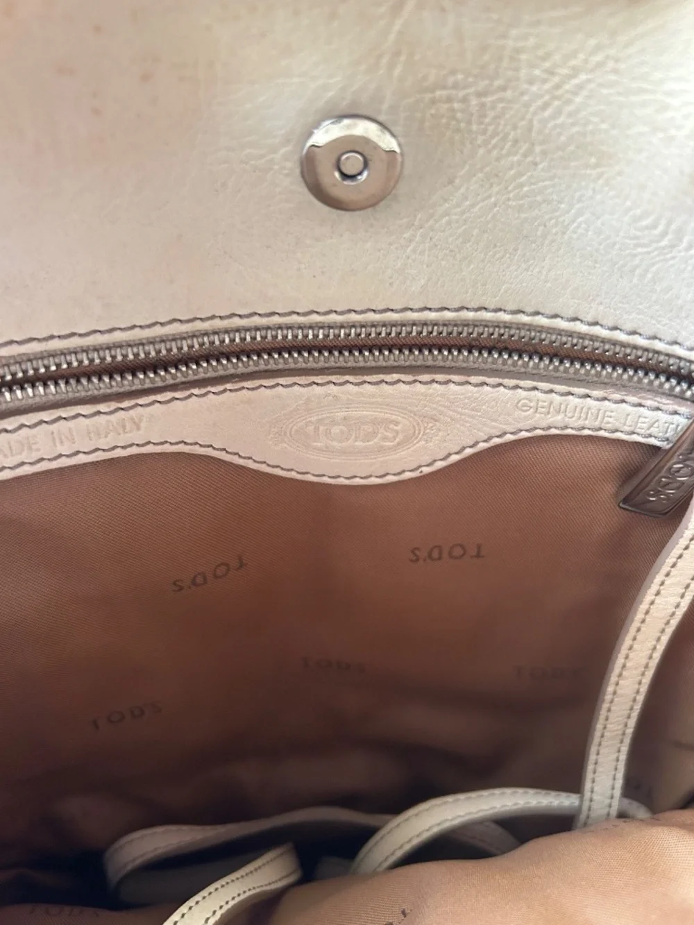 Vintage Tod's D-Styling (or D-Bag) Medium Leather Tote